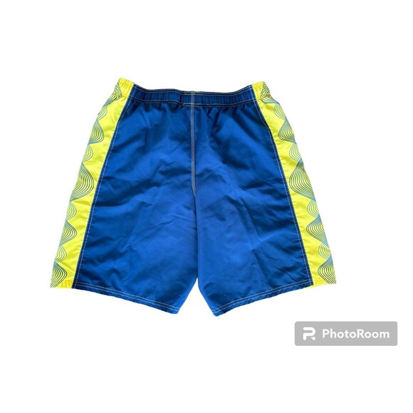 Nike Board Shorts Swim Trunks Navy Athletic With‎ Pockets Netted Mens Large 9" - Picture 2 of 8